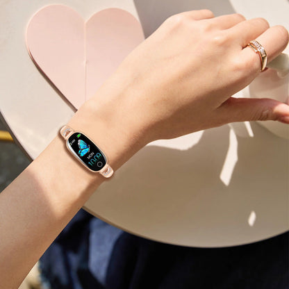 Blood Sugar Blood Pressure monitoring Luxury Diamond Design Fashion Smartwatch