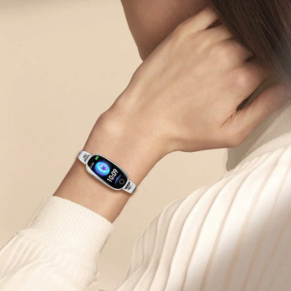 Blood Sugar Blood Pressure monitoring Luxury Diamond Design Fashion Smartwatch