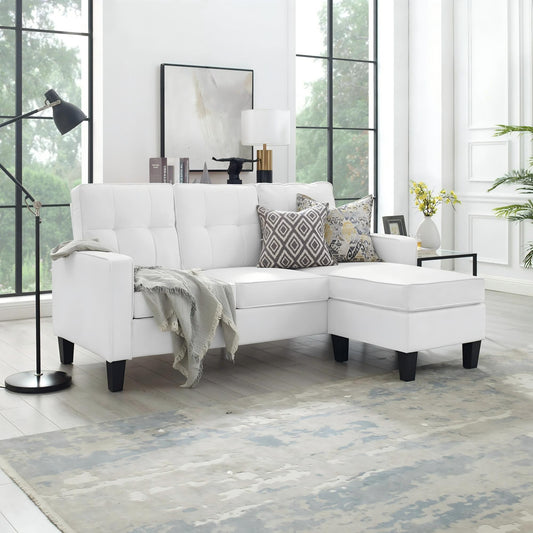 3-Seater Reversible L-Shaped Sectional Sofa Lounger – Modern Compact Couch BT1709