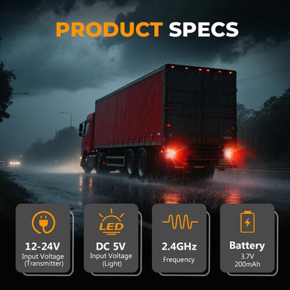LED Wireless Trailer Lights Kit