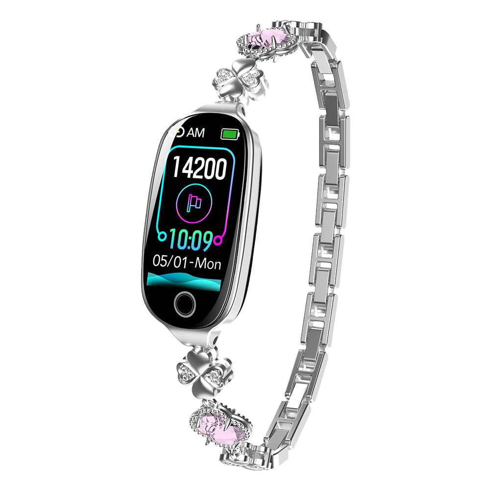 Blood Sugar Blood Pressure monitoring Luxury Diamond Design Fashion Smartwatch