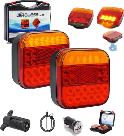 LED Wireless Trailer Lights Kit