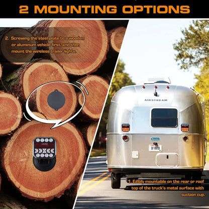 Wireless Trailer Lights, USB-C Magnetic Wireless