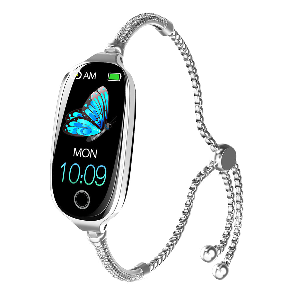 Blood Sugar Blood Pressure monitoring Luxury Diamond Design Fashion Smartwatch