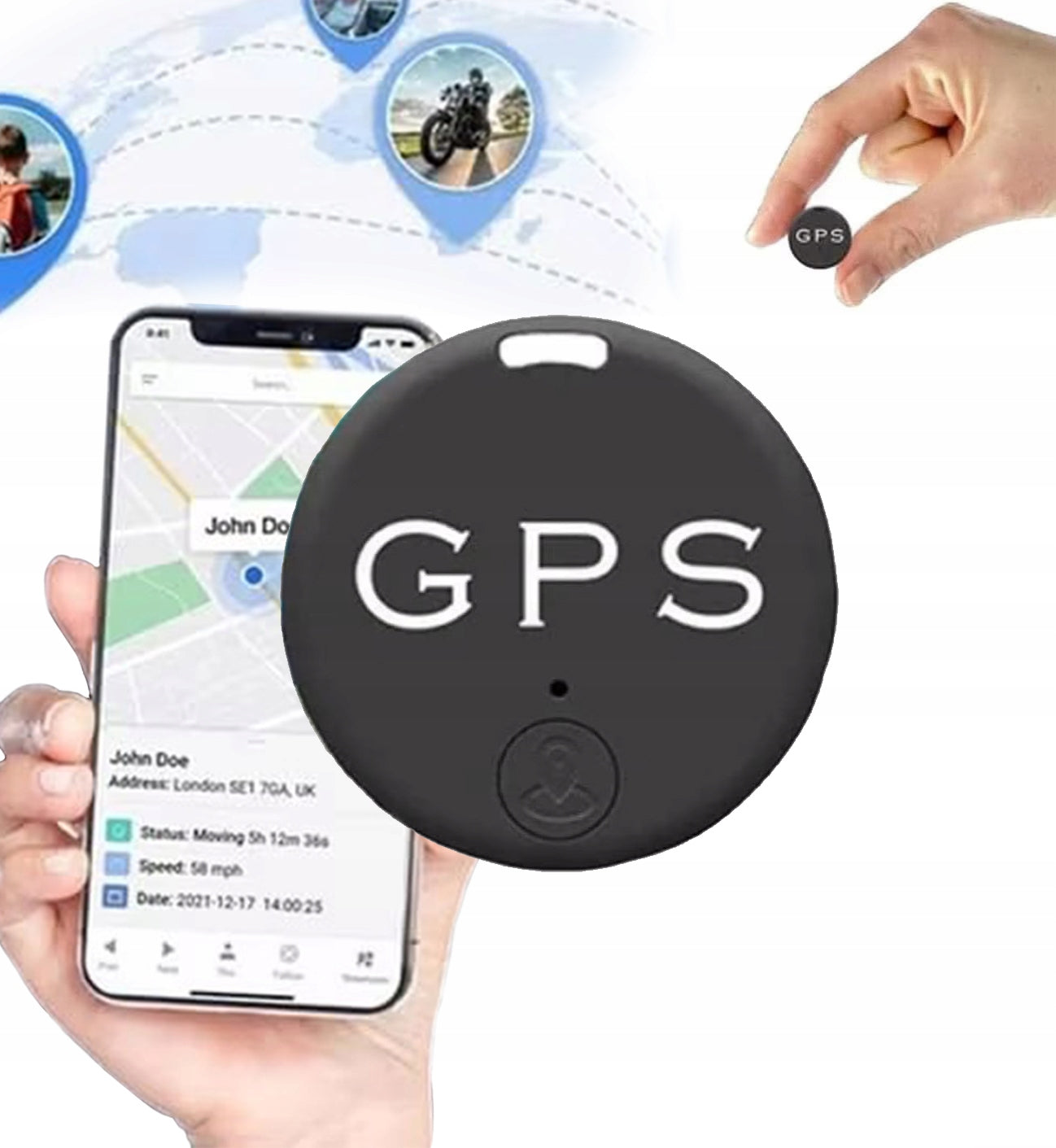 GPS Tracker Mini Magnetic Real-Time Device