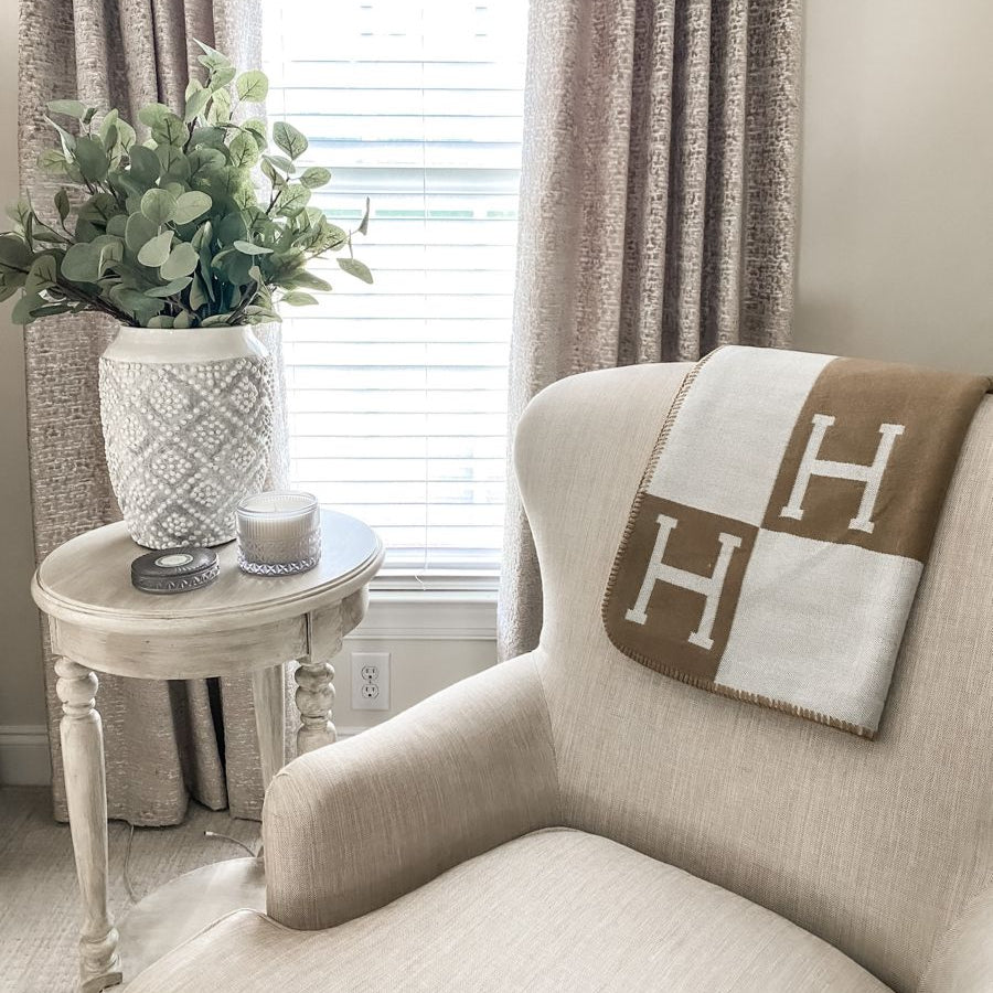 Chic Wool Cashmere Blanket - Isabelle