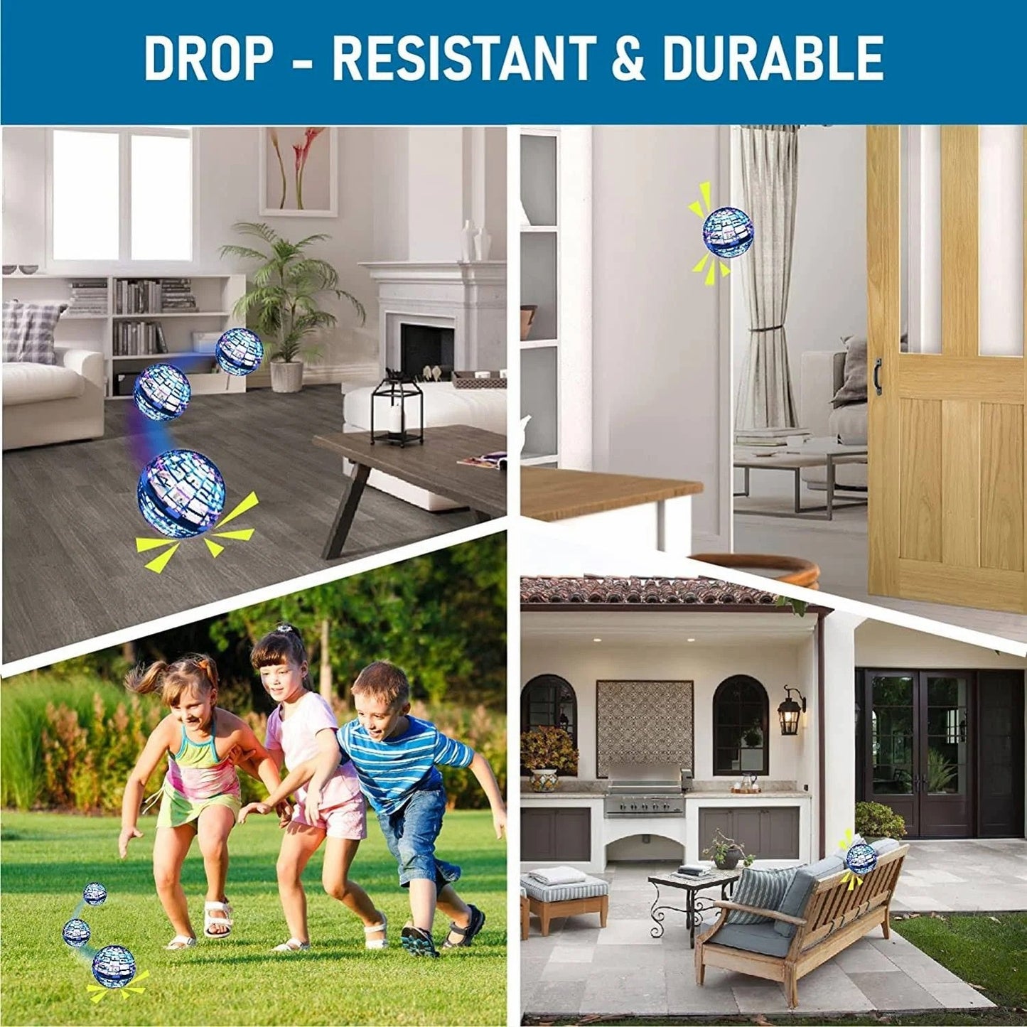 Self Flying LED Drone - Flying Spinner Mini Drone Toy - SKINMOZ MARKET