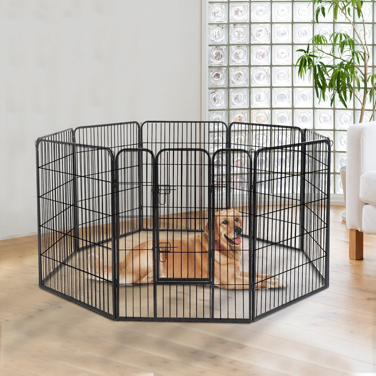 Heavy Duty Pet Playpens – 4 & 8 Panel Enclosures for Dogs, Cats & Small Pets | Indoor & Outdoor Use