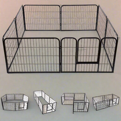 Heavy Duty Pet Playpens – 4 & 8 Panel Enclosures for Dogs, Cats & Small Pets | Indoor & Outdoor Use