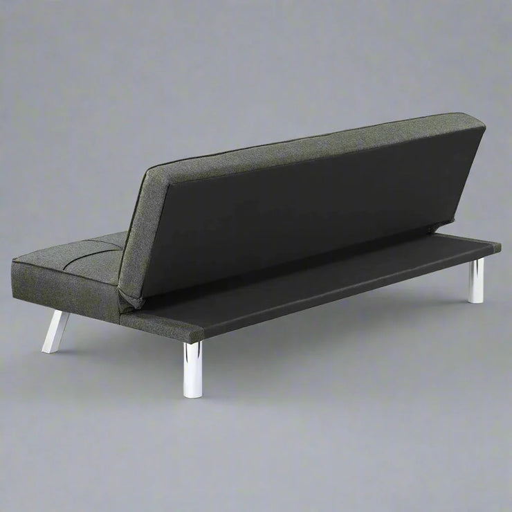 Modern Futon Metal Frame Sofa Bed Sleeper – Convertible Lounger & Bed for Small Spaces