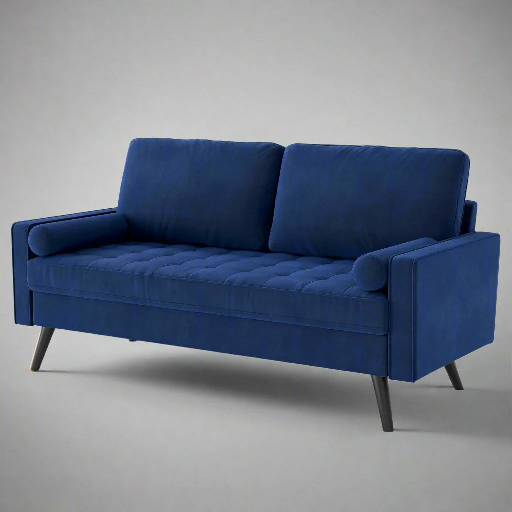 New 69.7" Modern Velvet Sofa – Upholstered Living Room Couch with Tufted Back | Model BT2555