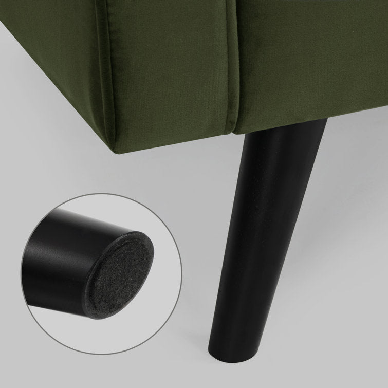 New 69.7" Modern Velvet Sofa – Upholstered Living Room Couch with Tufted Back | Model BT2555