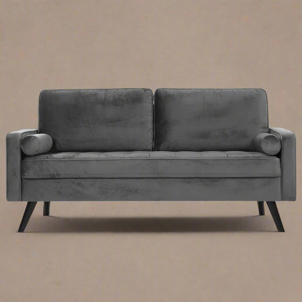 New 69.7" Modern Velvet Sofa – Upholstered Living Room Couch with Tufted Back | Model BT2555