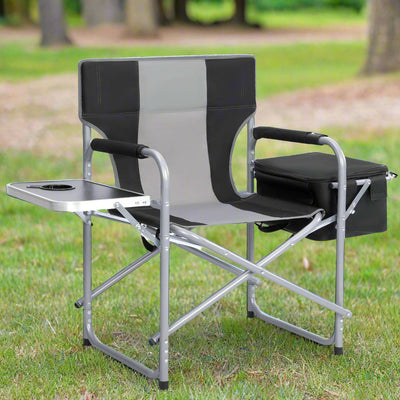 New Heavy-Duty Folding Director’s Chair – 350 lbs Capacity, Camping & Outdoor Use AMDCC95