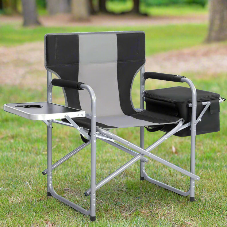 New Heavy-Duty Folding Director’s Chair – 350 lbs Capacity, Camping & Outdoor Use AMDCC95