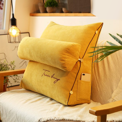 Backrest Reading Pillow - Luxury Reading Pillow For Bed