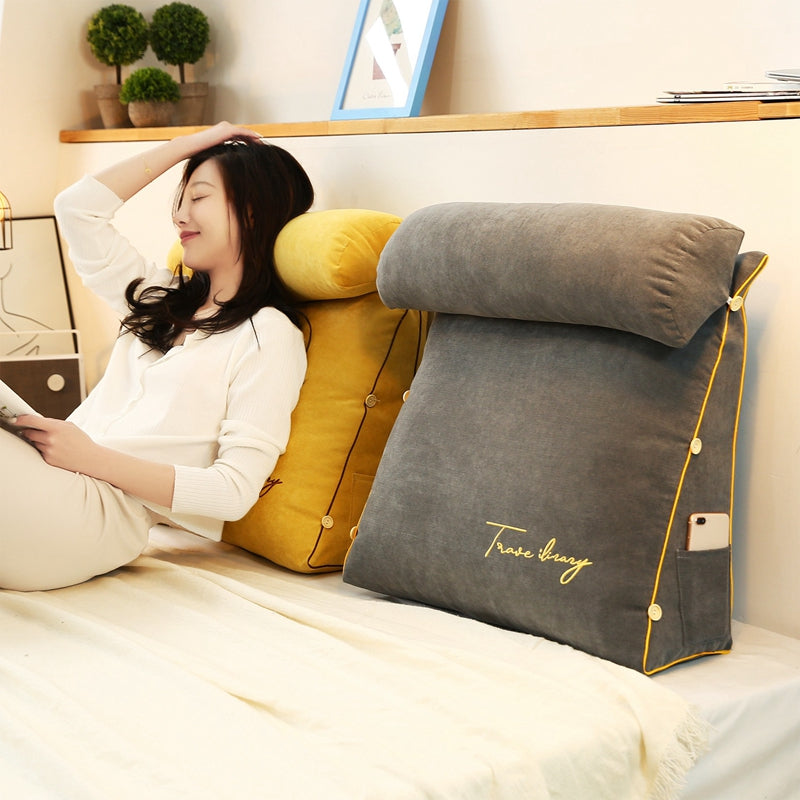 Backrest Reading Pillow - Luxury Reading Pillow For Bed