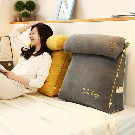Backrest Reading Pillow - Luxury Reading Pillow For Bed