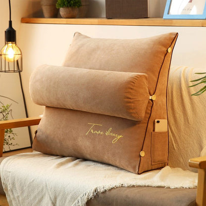 Backrest Reading Pillow - Luxury Reading Pillow For Bed