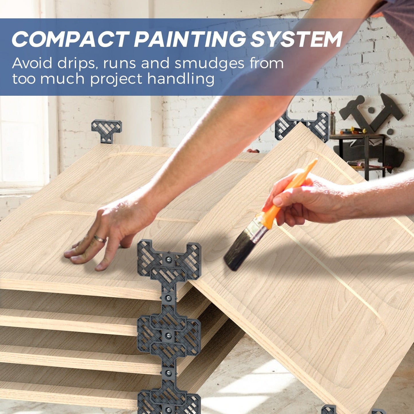 Saker Spray Paint Racks : Door Painting Drying Rack, Paint Interior Or Exterior - SKINMOZ MARKET