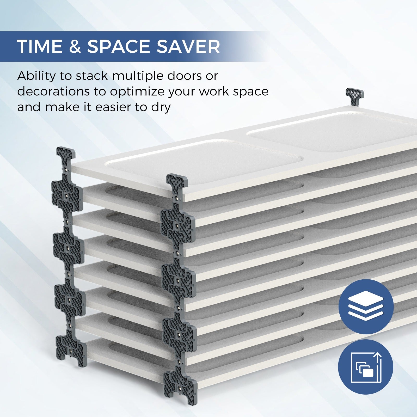 Saker Spray Paint Racks : Door Painting Drying Rack, Paint Interior Or Exterior - SKINMOZ MARKET